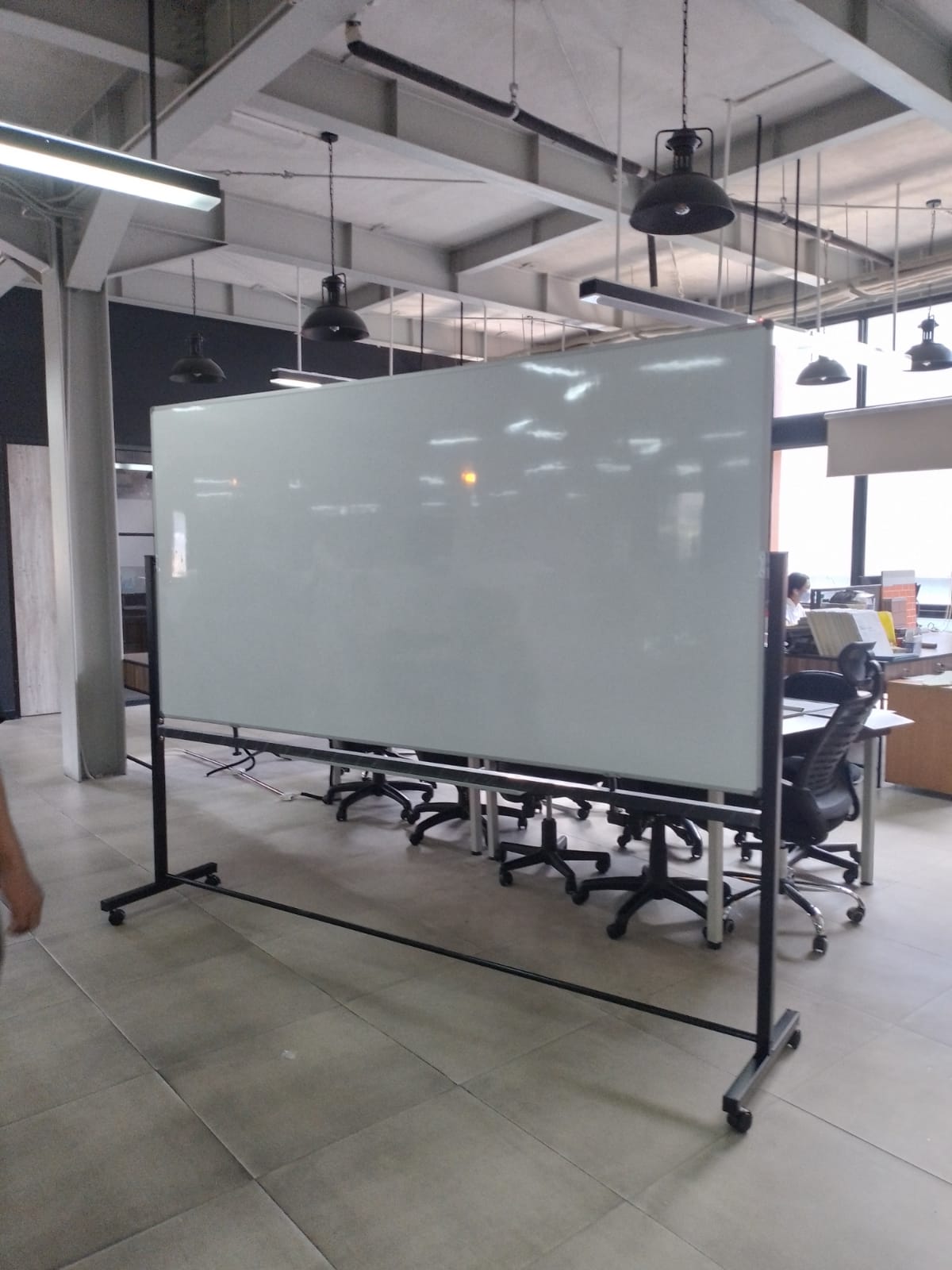 Papan Tulis Whiteboard Standing 120x240 Magnetic