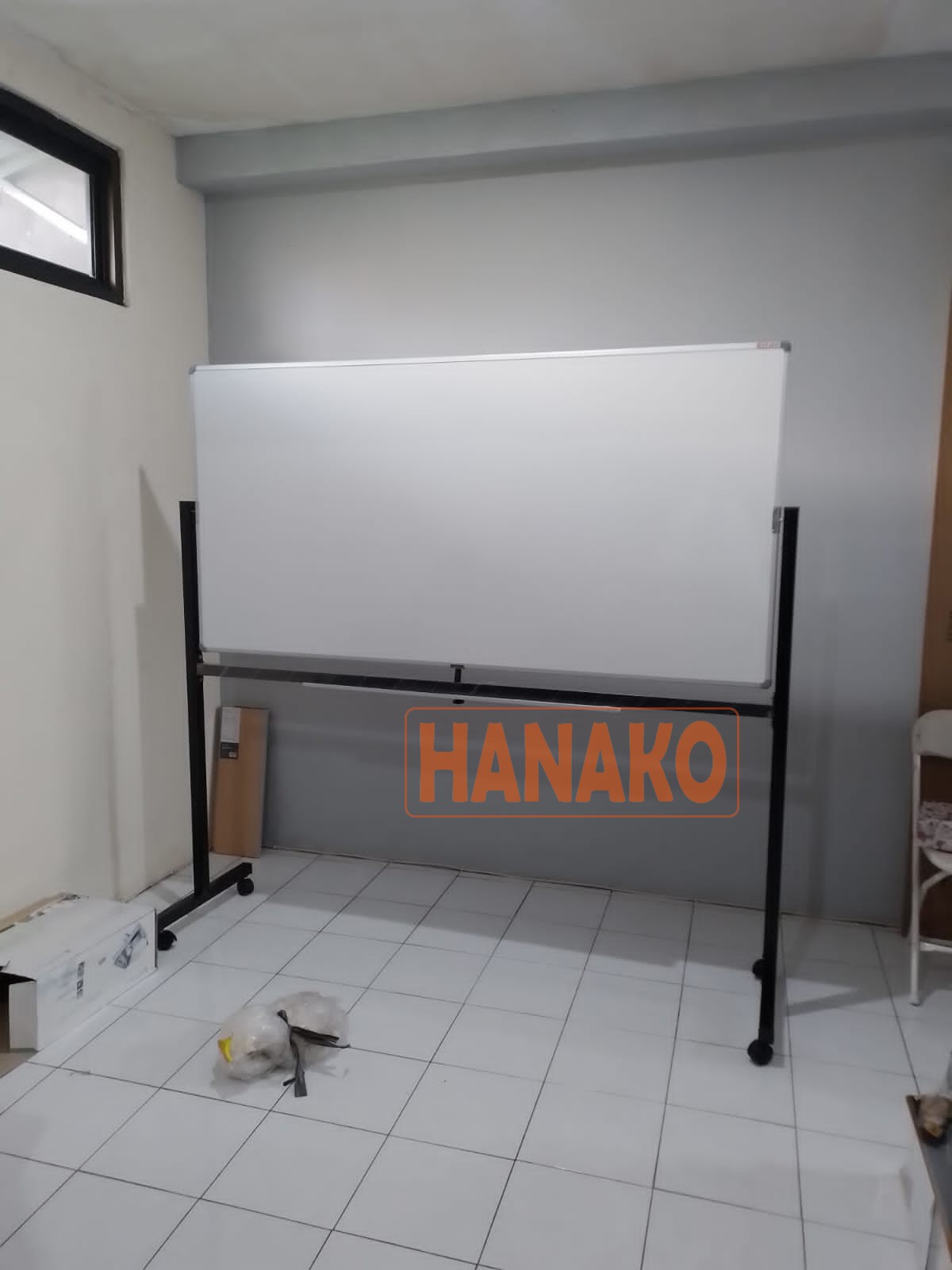 Papan Tulis Whiteboard Standing 90x180 Single Face